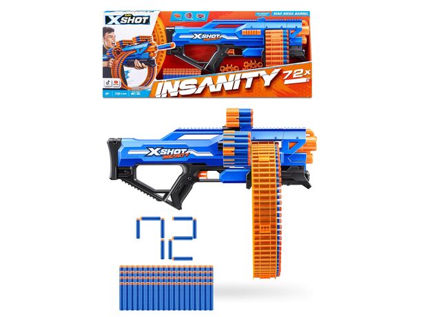 تفنگ ایکس شات X-Shot سری Insanity مدل Mad Mega Barrel, image 