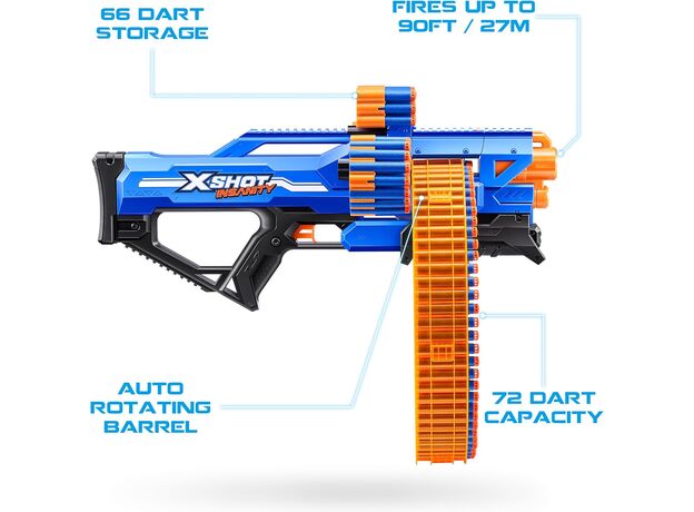 تفنگ ایکس شات X-Shot سری Insanity مدل Mad Mega Barrel, image 5