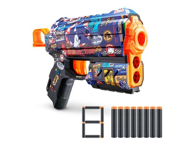 تفنگ ایکس شات X-Shot سری Skins مدل Flux Sonic Race Team, تنوع: 36648-Race Team, image 4