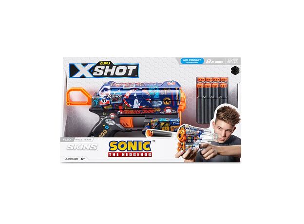 تفنگ ایکس شات X-Shot سری Skins مدل Flux Sonic Race Team, تنوع: 36648-Race Team, image 8