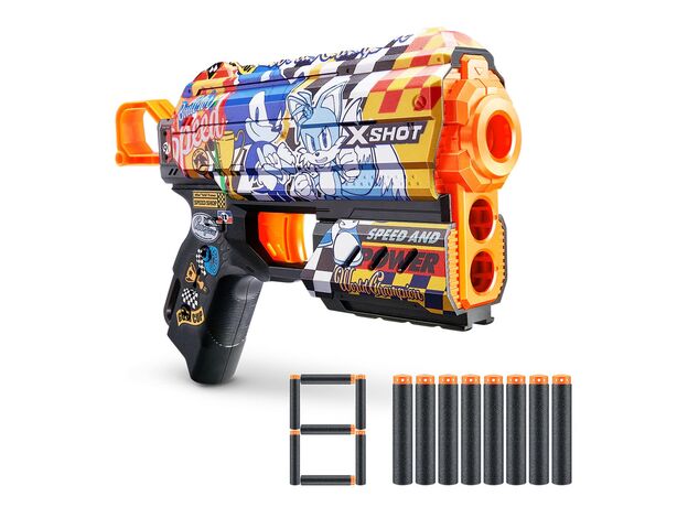 تفنگ ایکس شات X-Shot سری Skins مدل Flux Sonic Super Speed, تنوع: 36648-Super Speed, image 4