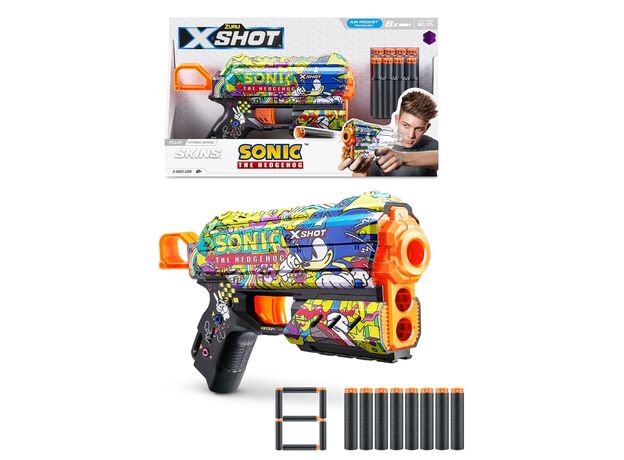 تفنگ ایکس شات X-Shot سری Skins مدل Flux Sonic Hyper Spike, تنوع: 36648-Hyper Spike, image 