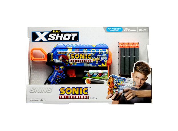 تفنگ ایکس شات X-Shot سری Skins مدل Flux Sonic, تنوع: 36648-Sonic, image 8