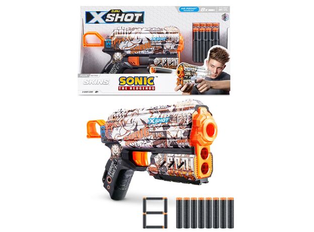 تفنگ ایکس شات X-Shot سری Skins مدل Flux Sonic Retro, تنوع: 36648-Retro, image 