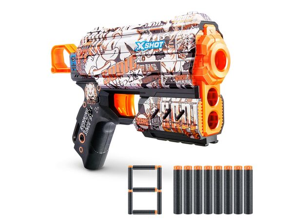 تفنگ ایکس شات X-Shot سری Skins مدل Flux Sonic Retro, تنوع: 36648-Retro, image 4