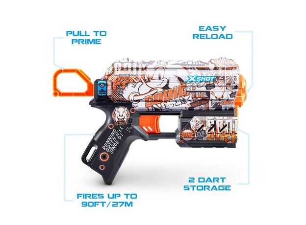 تفنگ ایکس شات X-Shot سری Skins مدل Flux Sonic Retro, تنوع: 36648-Retro, image 7