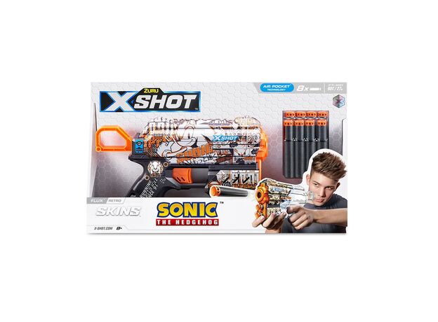 تفنگ ایکس شات X-Shot سری Skins مدل Flux Sonic Retro, تنوع: 36648-Retro, image 8