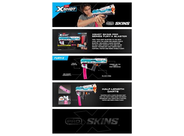 تفنگ ایکس شات X-Shot سری Skins Pro مدل Performance Fury-X, image 11