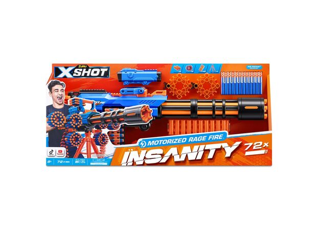 تفنگ ایکس شات X-Shot سری Insanity مدل Motorized Rage Fire, تنوع: 36605 - Motorized Rage Fire, image 18