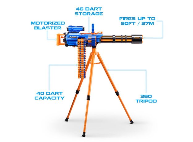 تفنگ ایکس شات X-Shot سری Insanity مدل Motorized Rage Fire, تنوع: 36605 - Motorized Rage Fire, image 9