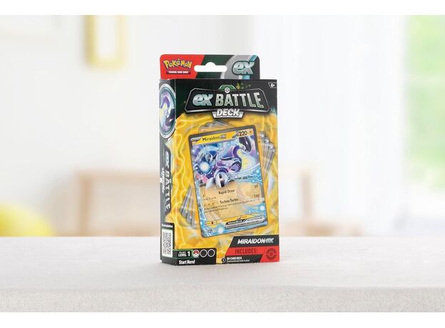پک کارت بازی 60 تایی Pokemon سری ex Battle Deck مدل Miraidon ex, تنوع: PK290-85754-Miraidon ex, image 2