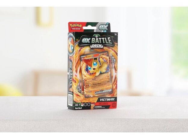 پک کارت بازی 60 تایی Pokemon سری ex Battle Deck مدل Victini ex, تنوع: PK290-85754-Victini ex, image 2