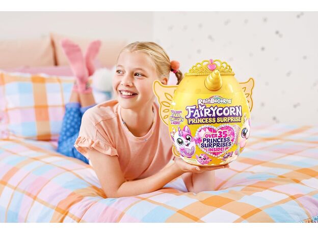 عروسک سورپرایزی رینبوکورنز RainBocoRns سری Fairycorn Princess با شاخ طلایی, تنوع: 9281-Gold, image 5