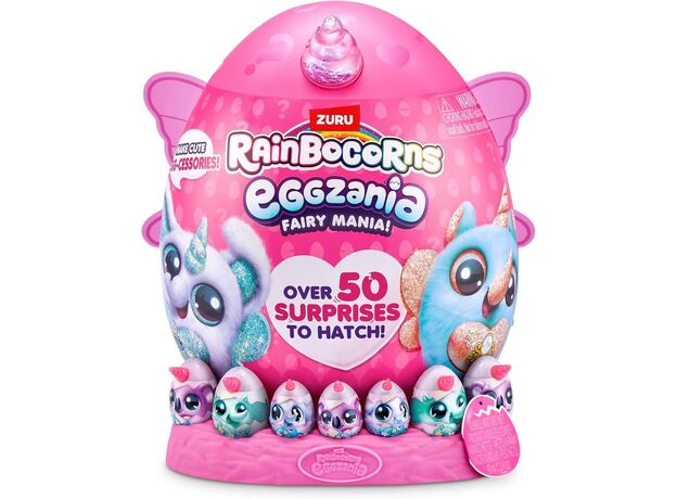 عروسک سورپرایزی رینبوکورنز RainBocoRns سری Eggzania Fairy Mania با شاخ صورتی, تنوع: 92115-Pink, image 12