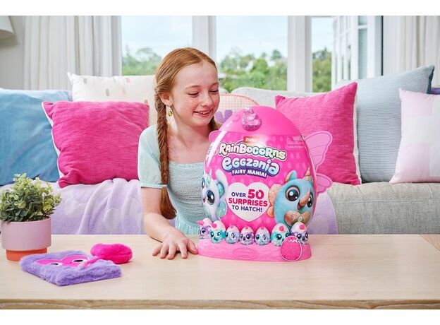 عروسک سورپرایزی رینبوکورنز RainBocoRns سری Eggzania Fairy Mania با شاخ صورتی, تنوع: 92115-Pink, image 3
