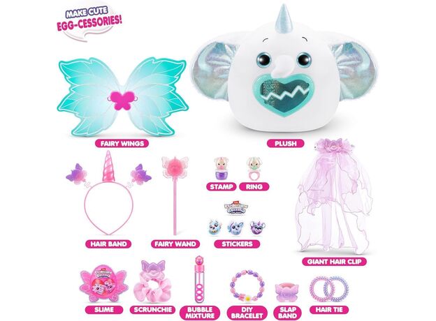عروسک سورپرایزی رینبوکورنز RainBocoRns سری Eggzania Fairy Mania با شاخ آبی, تنوع: 92115-Blue, image 3