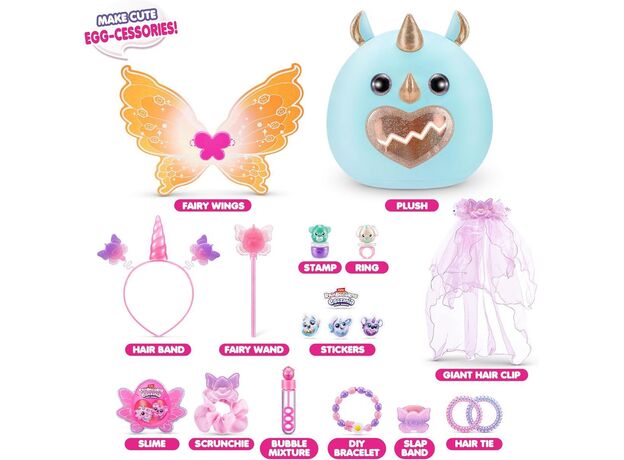 عروسک سورپرایزی رینبوکورنز RainBocoRns سری Eggzania Fairy Mania با شاخ سفید, تنوع: 92115-White, image 4