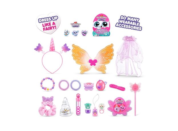 عروسک سورپرایزی رینبوکورنز RainBocoRns سری Eggzania Fairy Mania با شاخ سفید, تنوع: 92115-White, image 7