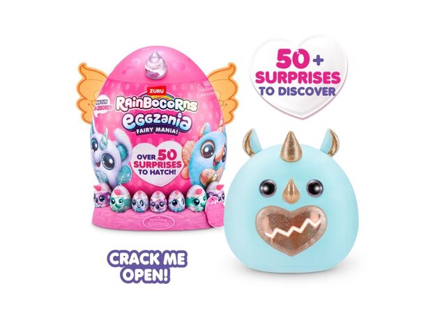 عروسک سورپرایزی رینبوکورنز RainBocoRns سری Eggzania Fairy Mania با شاخ سفید, تنوع: 92115-White, image 8