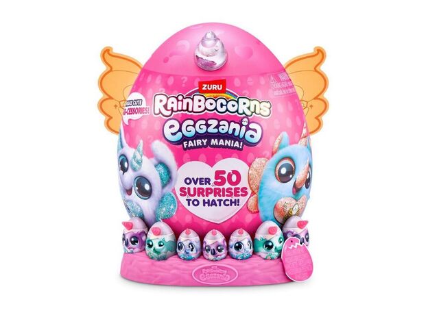 عروسک سورپرایزی رینبوکورنز RainBocoRns سری Eggzania Fairy Mania با شاخ سفید, تنوع: 92115-White, image 9