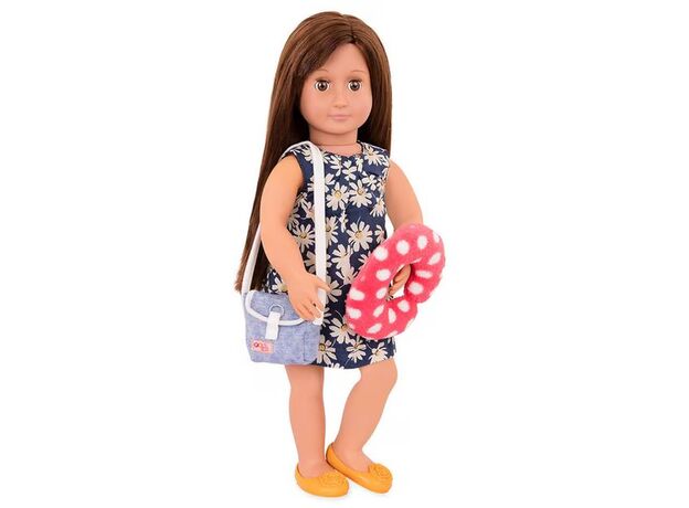 عروسک 46 سانتی دلوکس OG جهانگرد مدل Reese با کتاب, image 8