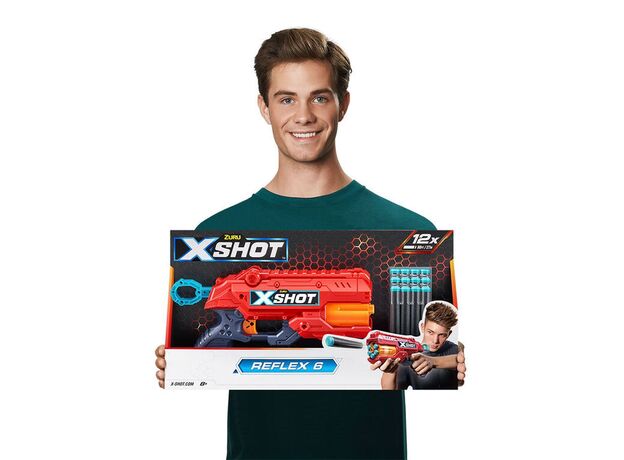 تفنگ ایکس شات X-Shot مدل Reflex 6 قرمز, image 