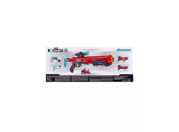 تفنگ ایکس شات X-Shot مدل Hawk Eye, تنوع: 36435 - Red, image 12