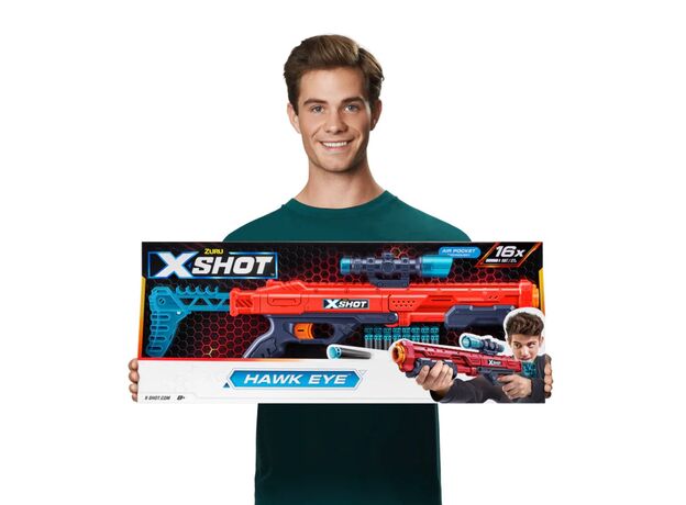 تفنگ ایکس شات X-Shot مدل Hawk Eye, تنوع: 36435 - Red, image 