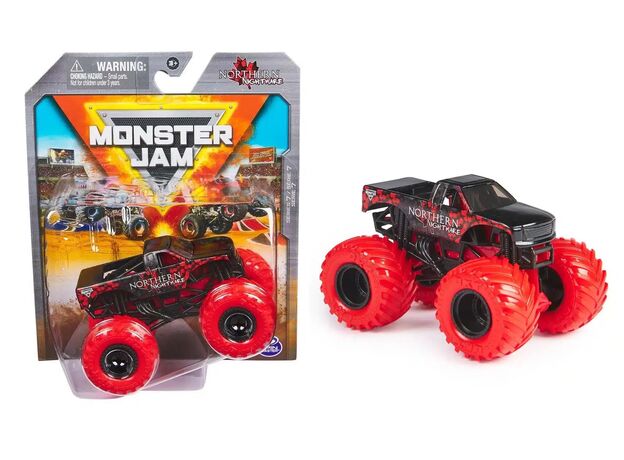 پک تکی ماشین Monster Jam با مقیاس 1:64 مدل Northern Nightmare, تنوع: 6061233-Northern Nightmare, image 
