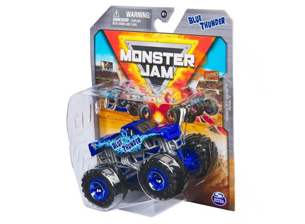پک تکی ماشین Monster Jam با مقیاس 1:64 مدل Blue Thunder, تنوع: 6061233-Blue Thunder, image 6