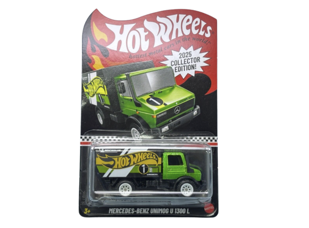 پک تکی ماشین Premium Hot Wheels مدل Mercedes-Benz Unimog U1300 L, image 
