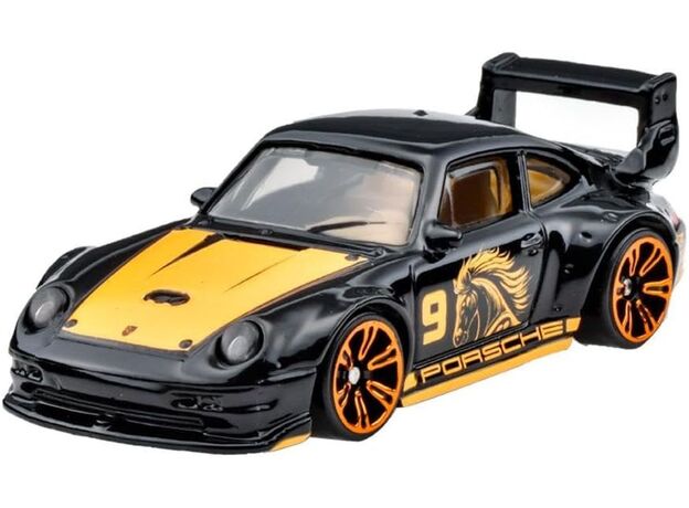 پک تکی ماشین Hot Wheels Premium سری Neon Speeders مدل Porsche 993 GT2, image 2
