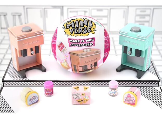 پک سورپرایزی Miniverse مدل Make It Mini Appliances سری 2 مدل بستنی ساز, تنوع: 523444-soft serve, image 