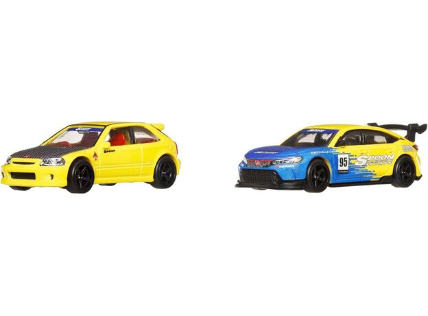 پک دو تایی ماشین های Hot wheels premium سری Car Culture مدل Honda, تنوع: HBL96-Honda, image 2