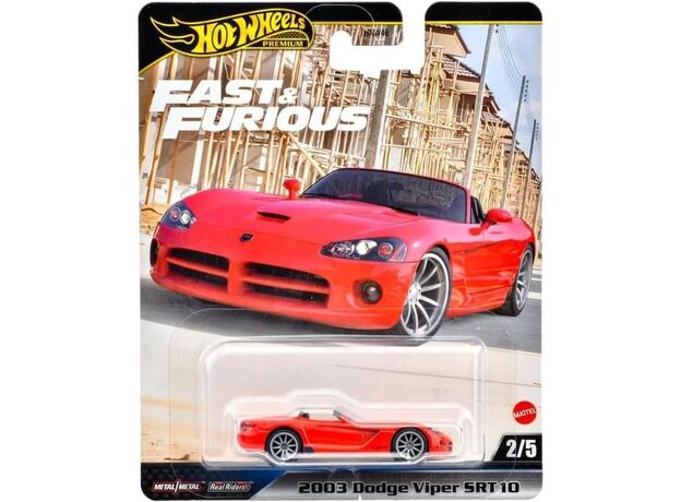 پک تکی ماشین Hot Wheels Premium سری Fast and Furious مدل Dodge Viper SRT10, image 4
