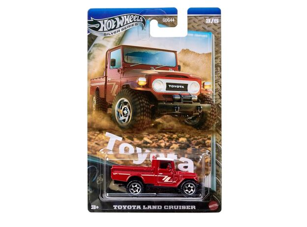 پک تکی ماشین Hot Wheels سری Silver مدل Toyota Land Cruiser, تنوع: GDG44-Land Cruiser, image 