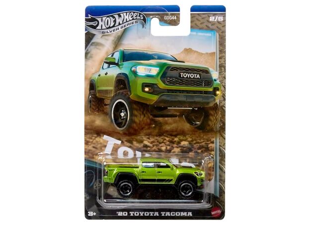 پک تکی ماشین Hot Wheels سری Silver مدل Toyota Tacoma, تنوع: GDG44-Tacoma, image 
