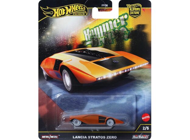 پک تکی ماشین Hot Wheels سری Car Culture مدل Lancia Stratos Zero نارنجی, تنوع: FPY86-Lancia, image 