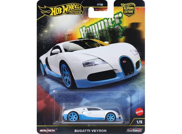 پک تکی ماشین Hot Wheels سری Car Culture مدل Bugatti Veyron, تنوع: FPY86-Bugatti Veyron, image 