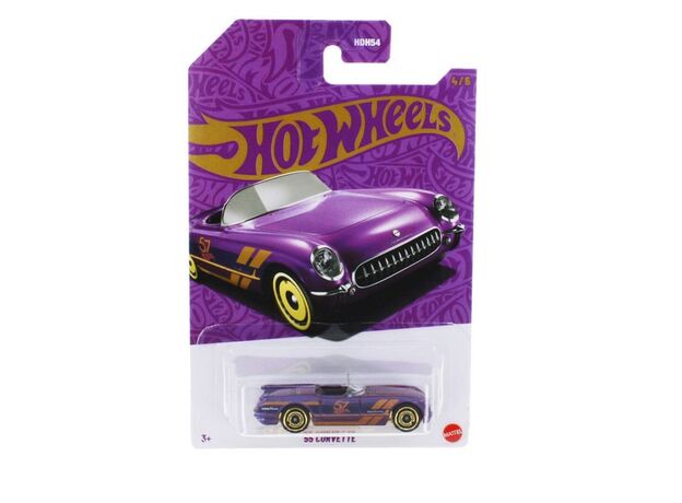 پک تکی ماشین Hot Wheels سری Chrome مدل Corvette, تنوع: HDH54-Corvette, image 