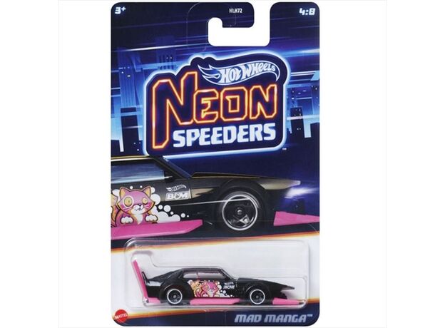 پک تکی ماشین Hot Wheels Premium سری Neon Speeders مدل Mad Manga, تنوع: HLH72-Mad Manga, image 