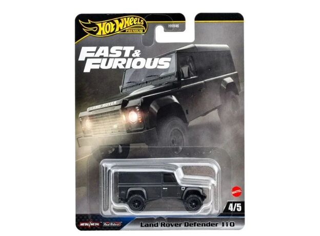 پک تکی ماشین Hot Wheels Premium سری Fast and Furious مدل Land Rover Defender 110, image 