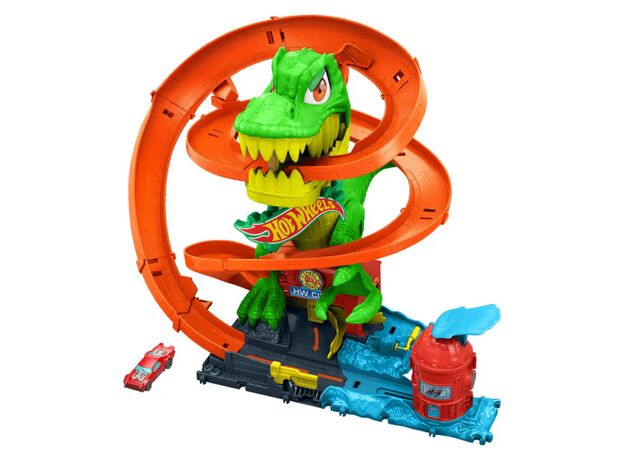 پیست ماشین‌ های Hot Wheels سری City مدل T-Rex Blaze Battle, image 3