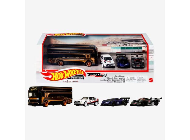 پک 3 تایی ماشین های Premium به همراه کامیون Hot Wheels مدل Track Day, image 3