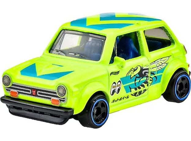 پک تکی ماشین Hot Wheels Premium سری Neon Speeders مدل Custom 70 Honda N600, image 2