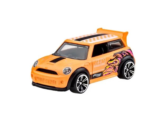 پک تکی ماشین Hot Wheels Premium سری Neon Speeders مدل Mini Cooper S Challenge, image 2