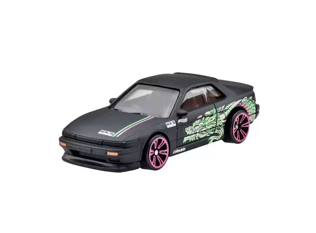 پک تکی ماشین Hot Wheels Premium سری Neon Speeders مدل Nissan Silvia, image 2