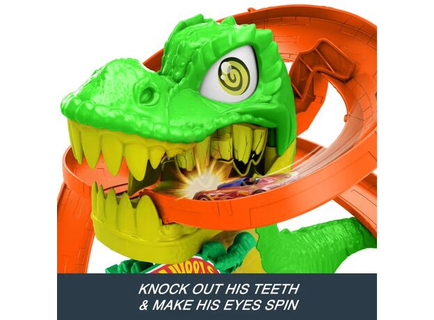 پیست ماشین‌ های Hot Wheels سری City مدل T-Rex Blaze Battle, image 4