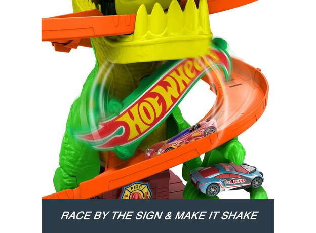 پیست ماشین‌ های Hot Wheels سری City مدل T-Rex Blaze Battle, image 5