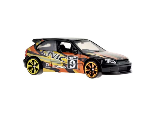 پک تکی ماشین Hot Wheels Premium سری Neon Speeders مدل 99 Honda Civic Type R (EK9), image 2